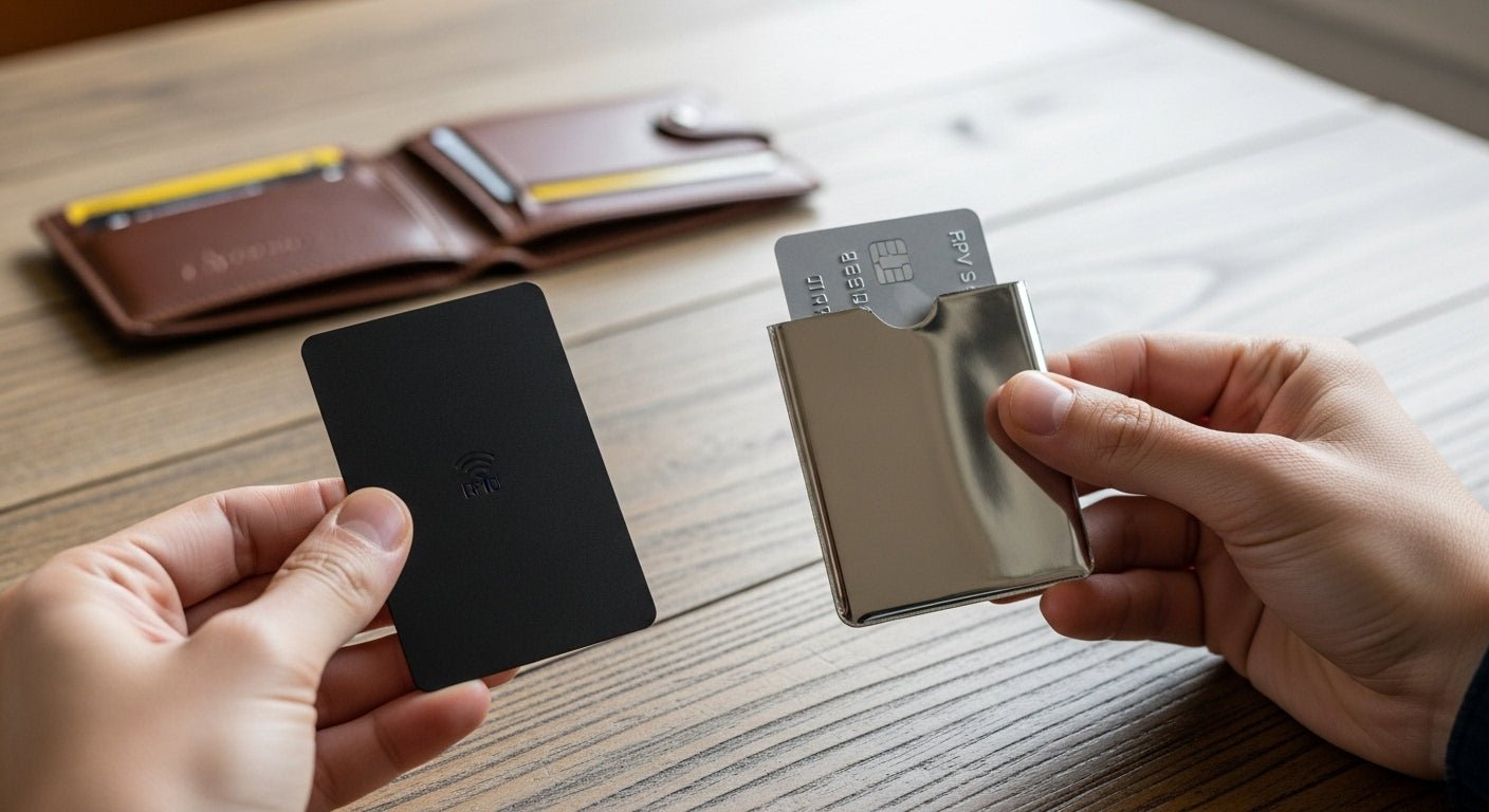 Is an RFID blocking card better than a sleeve? Innovative Haus Is an RFID blocking card better than a sleeve? Innovative Haus