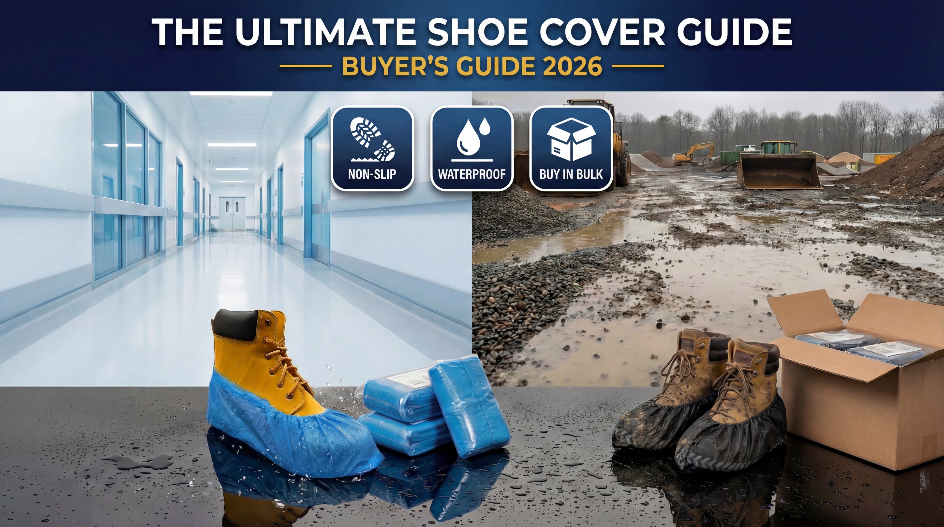 Disposable Shoe Covers: Buyer’s Guide to Non-Slip, Waterproof & Bulk Options (2026)