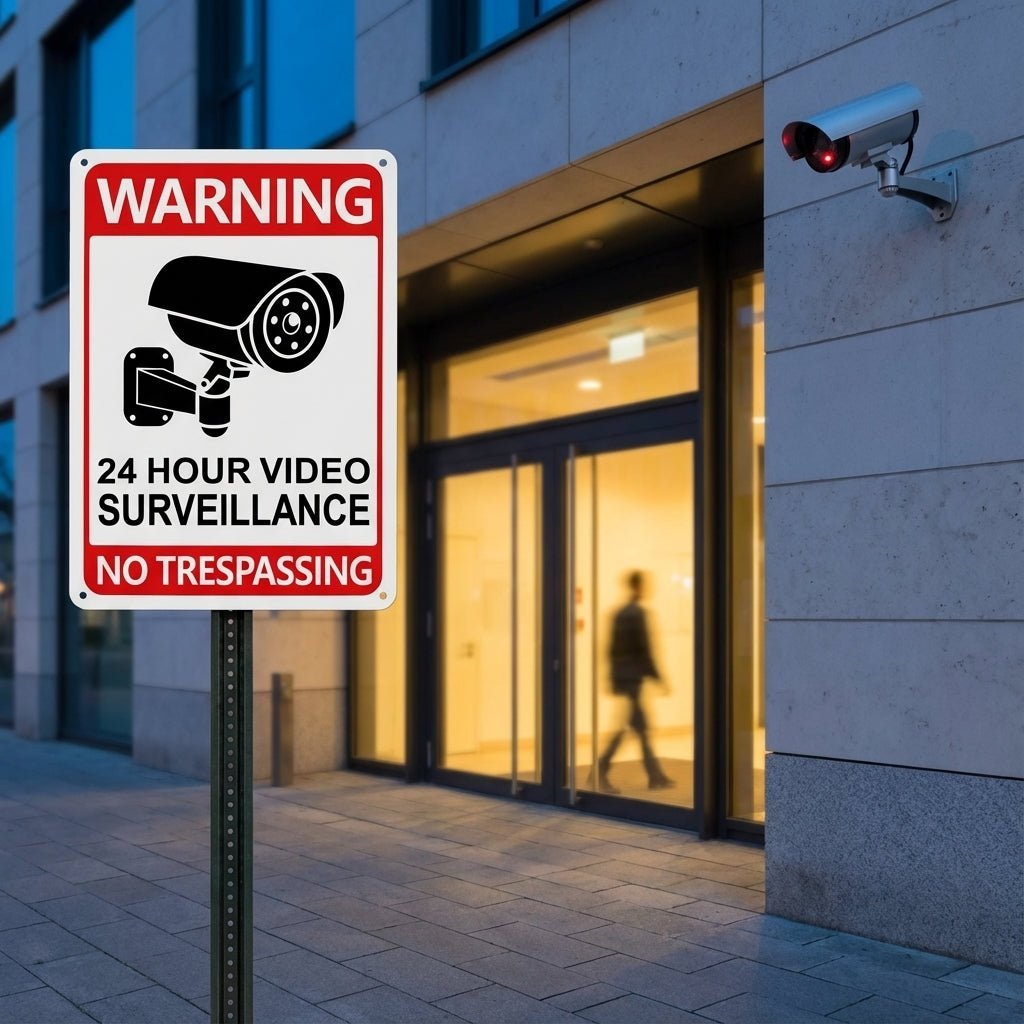 Do surveillance signs work? - Innovative Haus