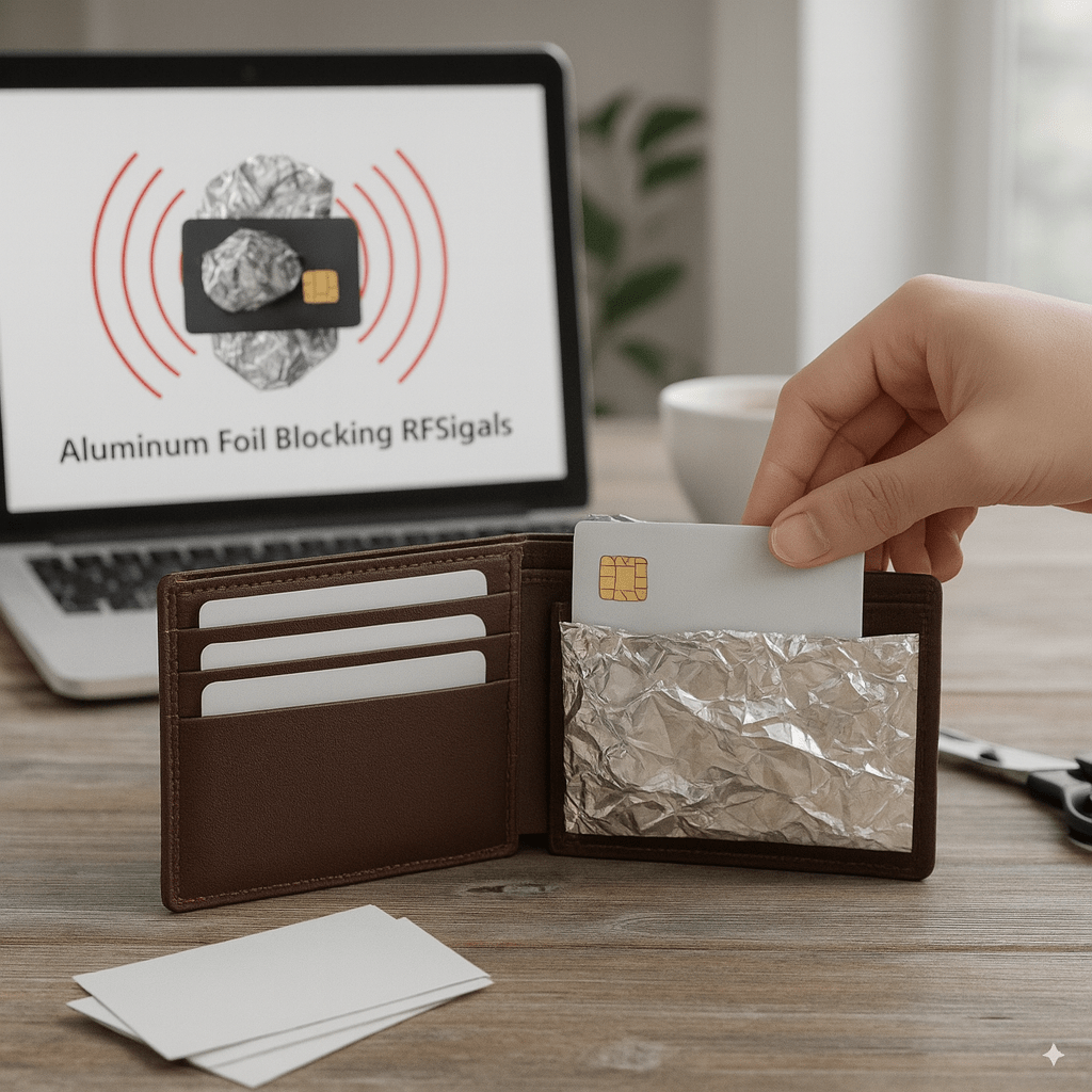 Does aluminum foil in your wallet protect my RFID cards? - Innovative Haus