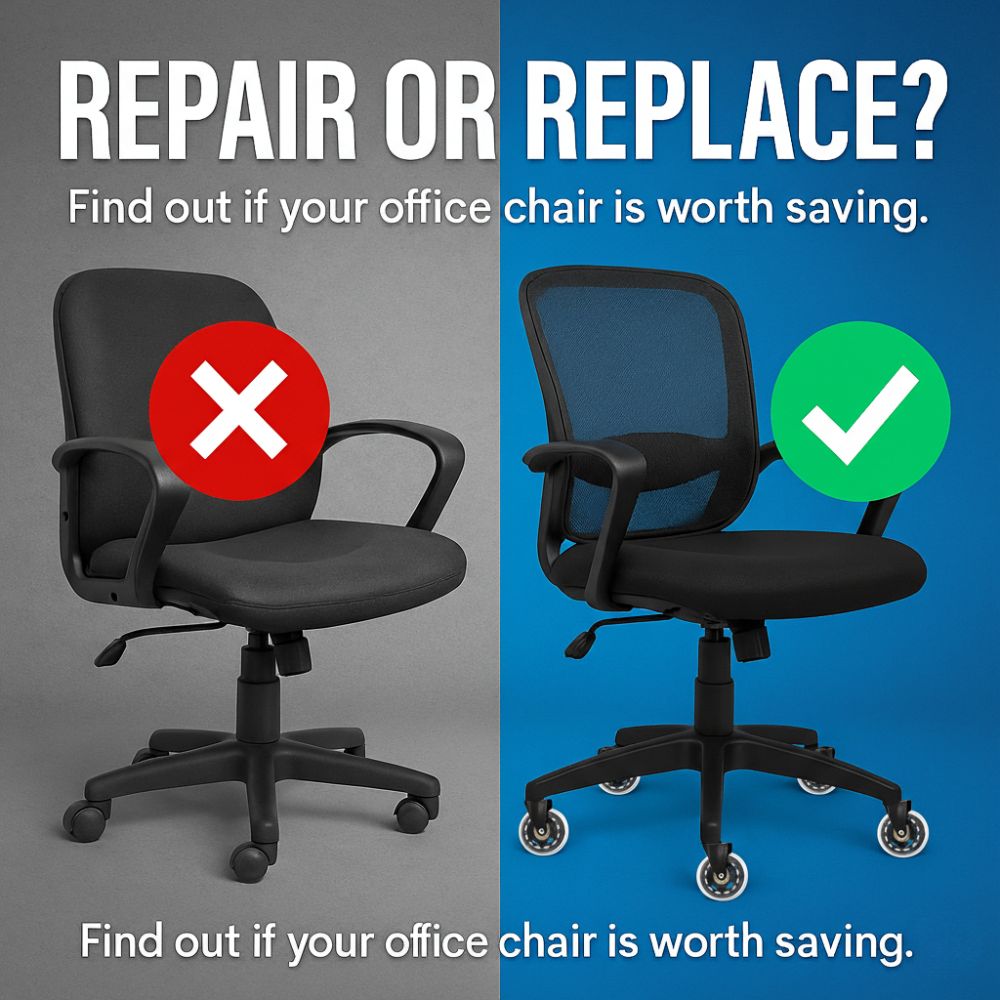 Is it worth repairing office chairs? - Innovative Haus