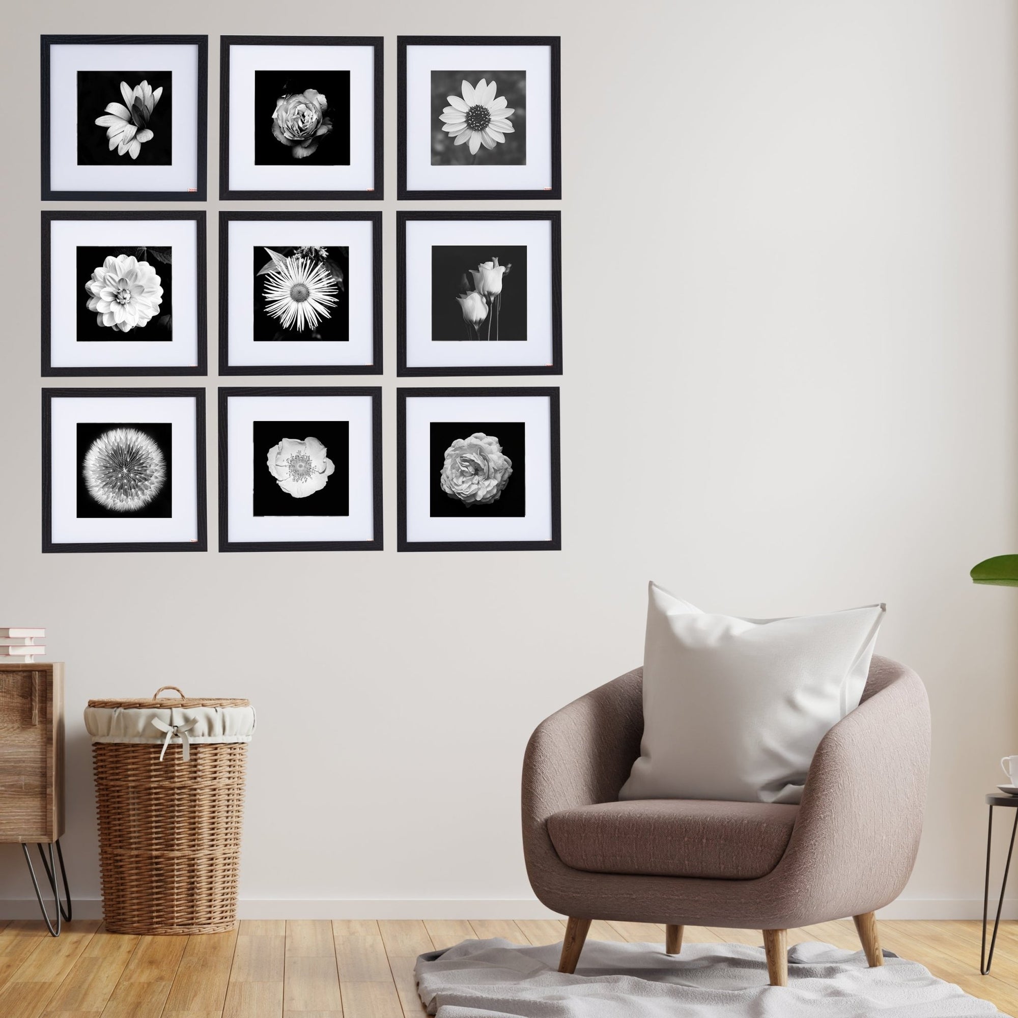 12" x 12" Picture Frames - Black