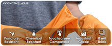 Load image into Gallery viewer, Nitrile Gloves with Diamond Texture - 8 Mil - Large - Orange
