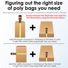 Load image into Gallery viewer, 9x12 poly bags self seal clear poly bags for clothing clear mailing bags clear poly bags 12x15
