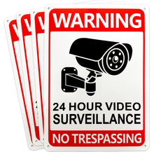 Load image into Gallery viewer, smile your on camera signs, camera sign, security camera signs, camera surveillance sign, surveillance
