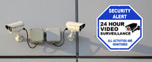 Load image into Gallery viewer, camera sign, blink security sign, video surveillance sign, video surveillance signs outdoor, security camera
