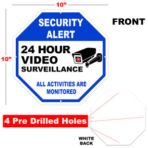 camera sign, blink security sign, video surveillance sign, video surveillance signs outdoor, security camera
