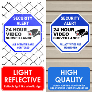 video surveillance sign, security signs surveillance, security signs for house, security system sign