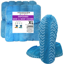 Load image into Gallery viewer, shoe covers disposable, shoe covers, shoe covers for indoors reusable, booties for shoes covers, booties
