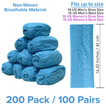 Load image into Gallery viewer, indoor shoe covers, shoes covers disposable, shoe booties, shoe covers disposable non slip, shoe protector covers
