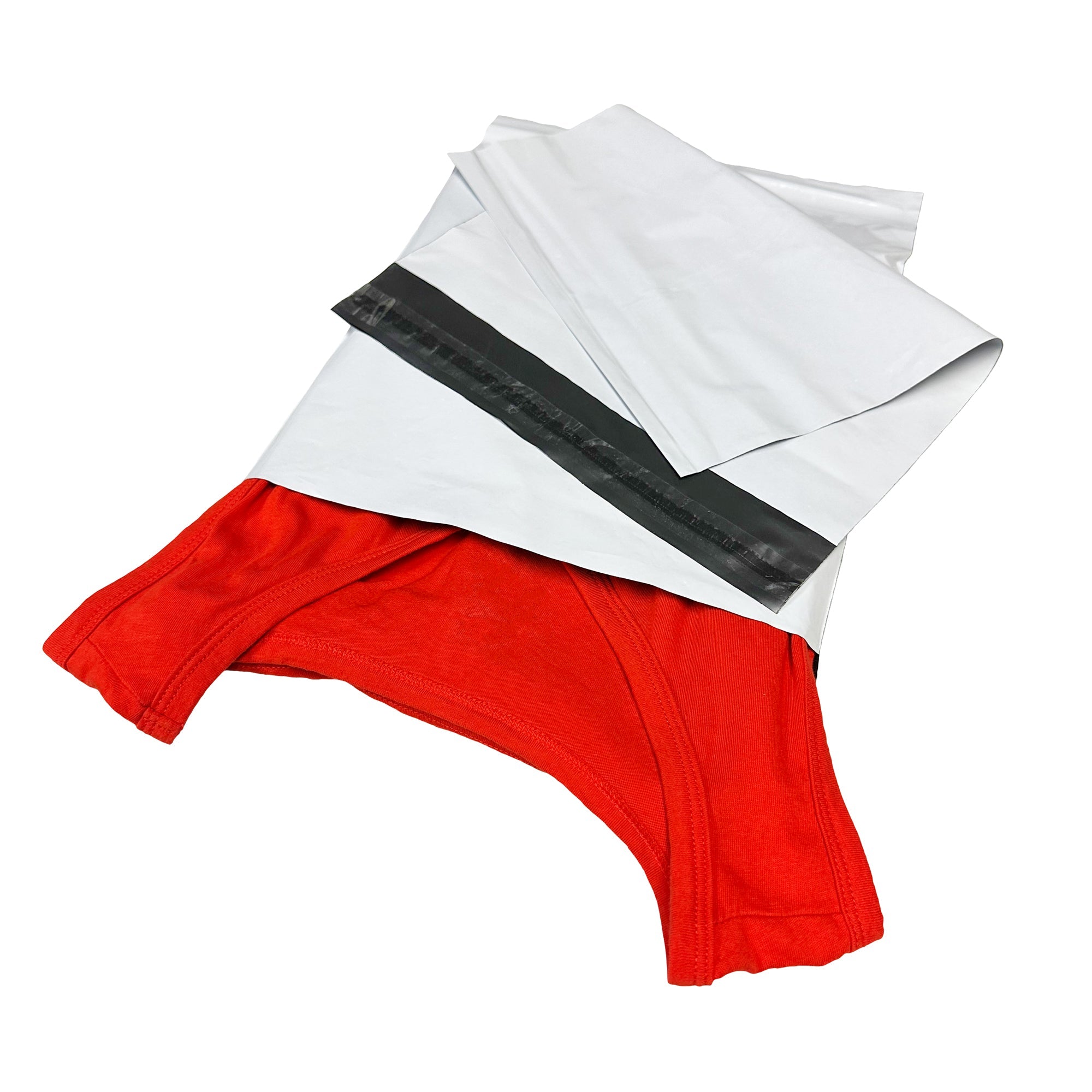 9.5" x 12" White Poly Mailers with Self-Seal - Water-Resistant and Tear-Proof - Secure Shipping Envelopes - Pack of 100
