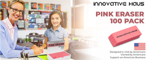 erasers pack, erasers, erasers bulk, pink erasers, pink eraser, bulk erasers, borradores escolares