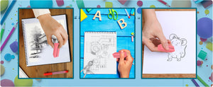 erasers bulk classroom, school eraser, big erasers, gomas de borrar escolares, large pink erasers, easers