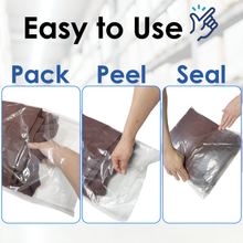 Load image into Gallery viewer, self seal clear poly bags poly bag clear plastic poly bag clear poly mailers hoodie packaging bags
