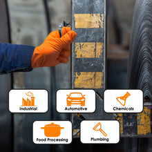 Load image into Gallery viewer, disposable work gloves, mechanic disposable gloves, nitrile gloves heavy duty, heavy duty nitrile gloves large
