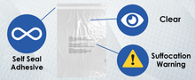 Load image into Gallery viewer, self seal clear poly bags poly bag clear plastic poly bag clear poly mailers hoodie packaging bags
