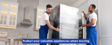 Load image into Gallery viewer, moving furniture, wrapping plastic roll, moving shrink wrap, plastic packing wrap, packing stretch wrap

