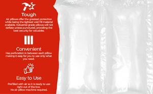 Air pillow, air pillows for shipping, air bags for packing, air pillows, purse fillers to keep shape