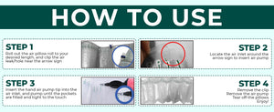 Air pillow, air pillows for shipping, air bags for packing, air pillows, purse fillers to keep shape