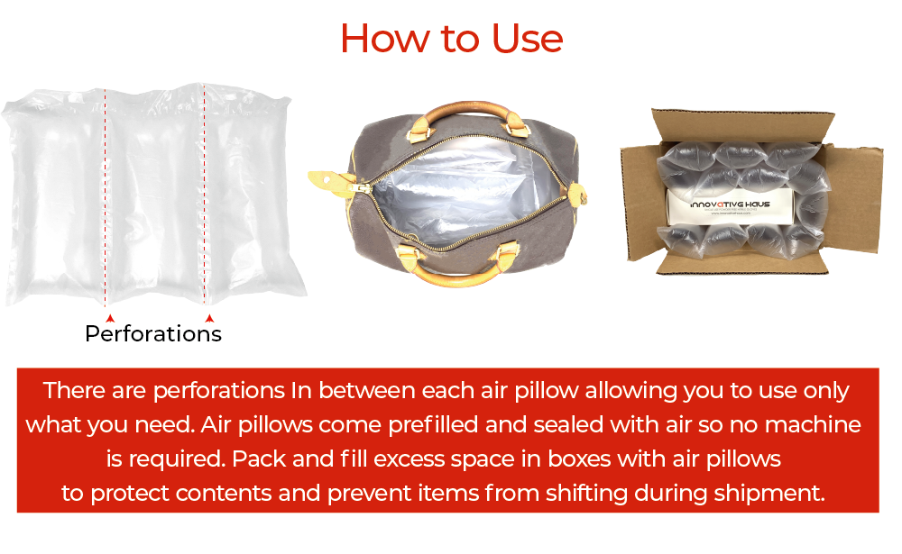 void fill protective packaging packing AIR PILLOWS ➡ qty 250 for