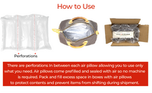 Load image into Gallery viewer, Purse fillers to keep shape, air pillows for shipping, air pillow, air bags for packing
