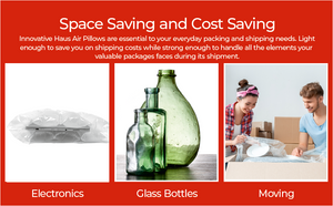 Air pillows, air bags for packing, air pillows for shipping, purse fillers to keep shape