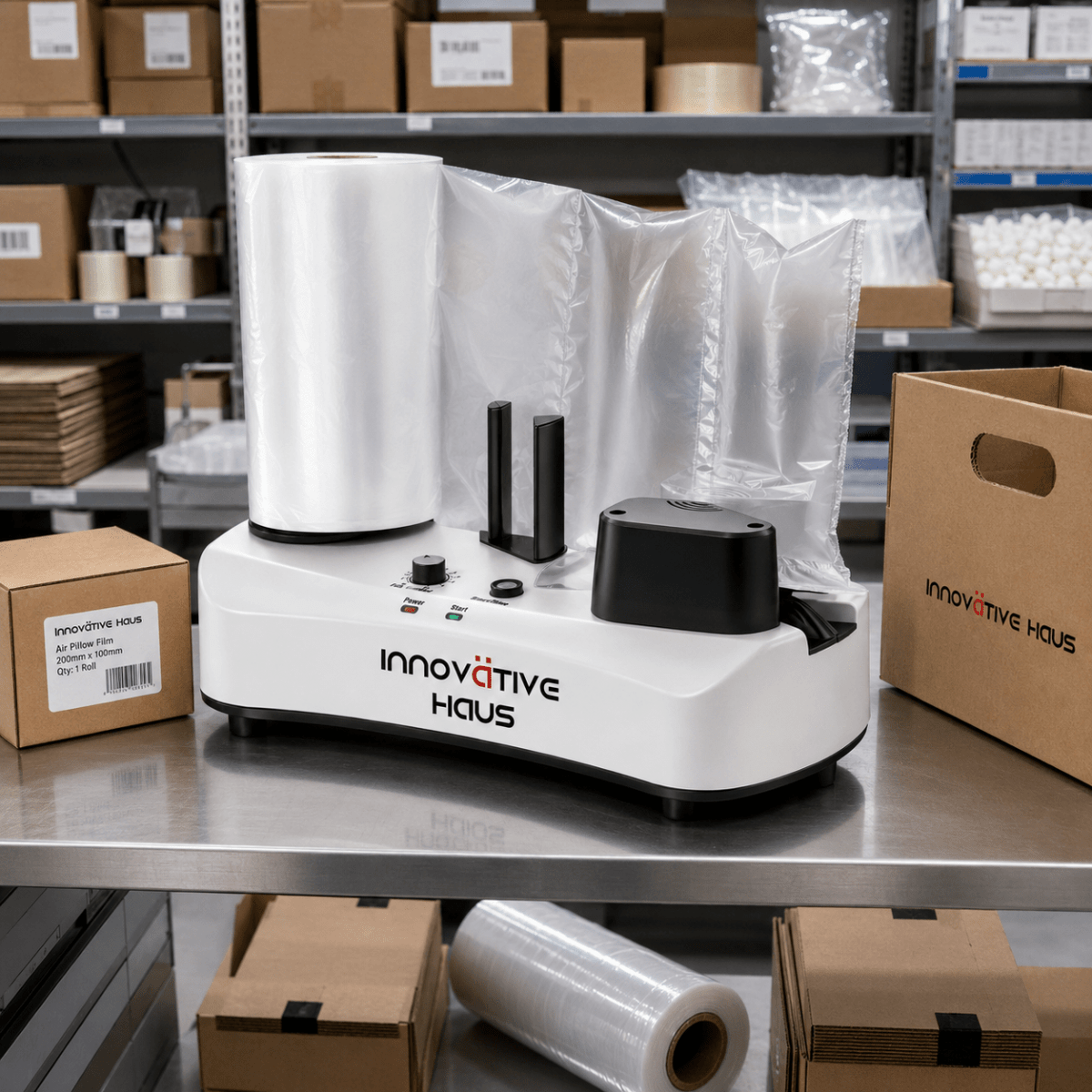 Air Pillow Machine with Free 590 Feet Air Pillow Roll