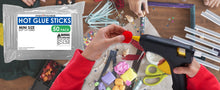 Load image into Gallery viewer, Mini Glue Sticks for Hot Glue Gun - 4&quot; x 0.27&quot; - Clear - 50 Pack
