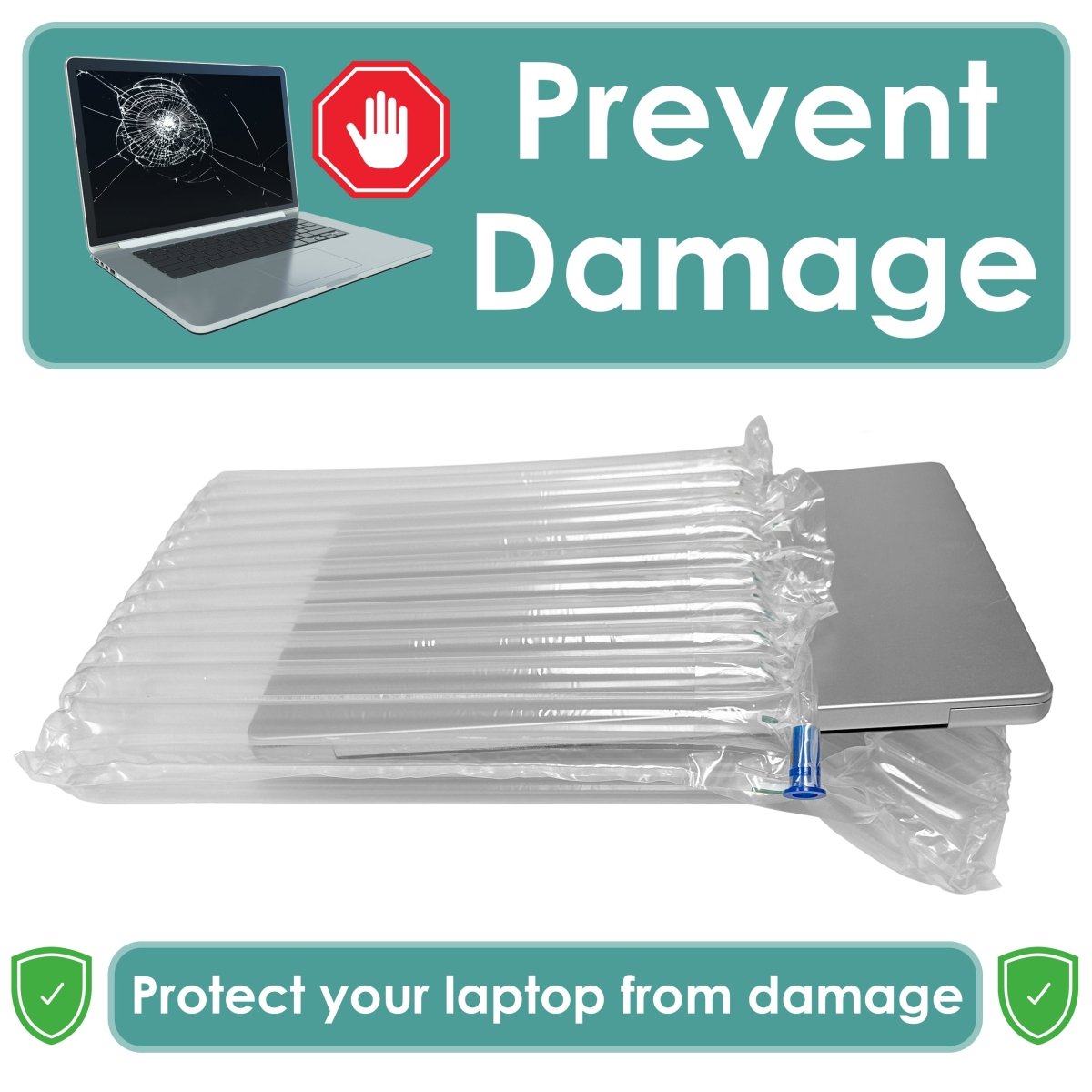 Laptop Shipping Bag - Fits 13" Notebooks - 10 Pack