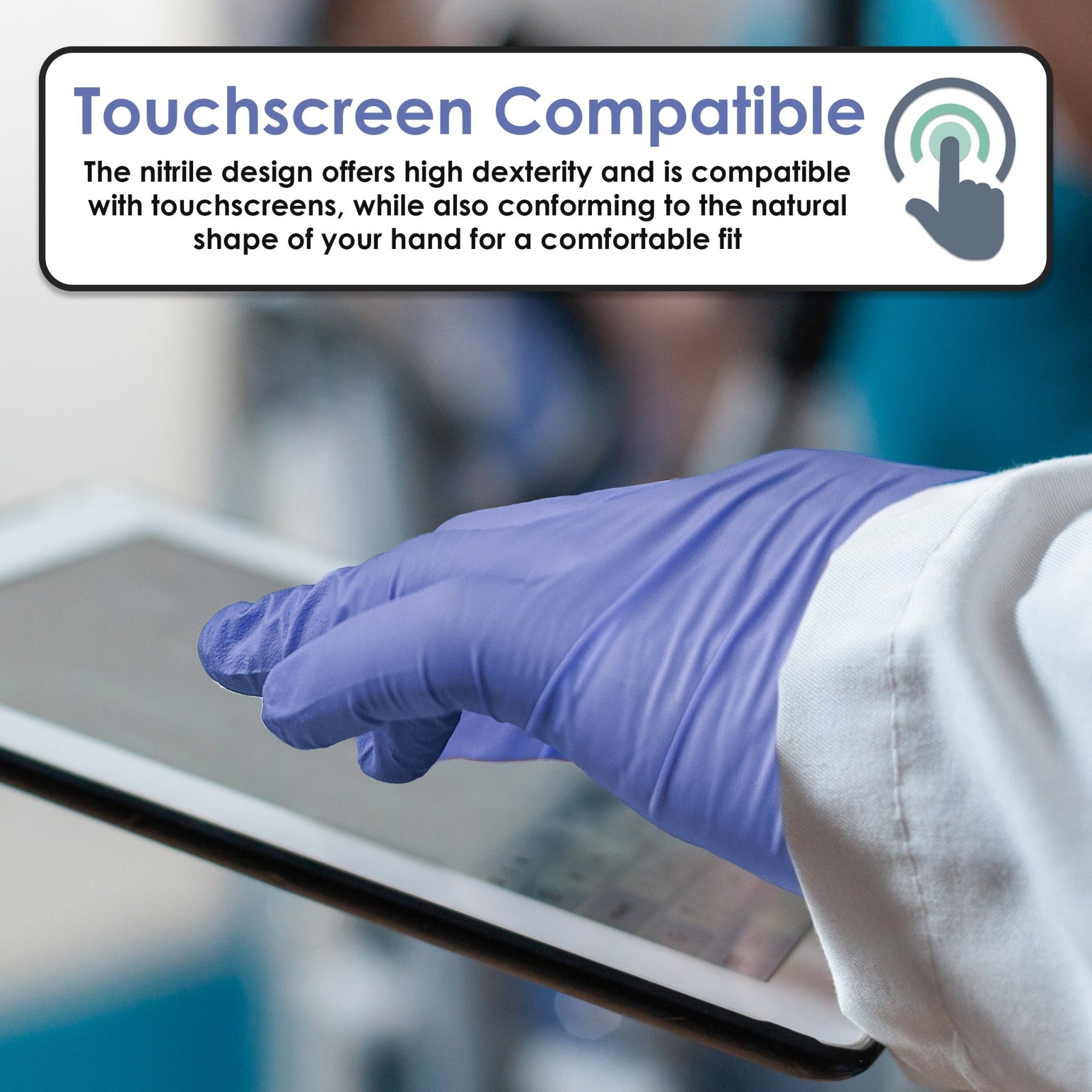 Nitrile Gloves - Powder Free - Medical Grade - Blue