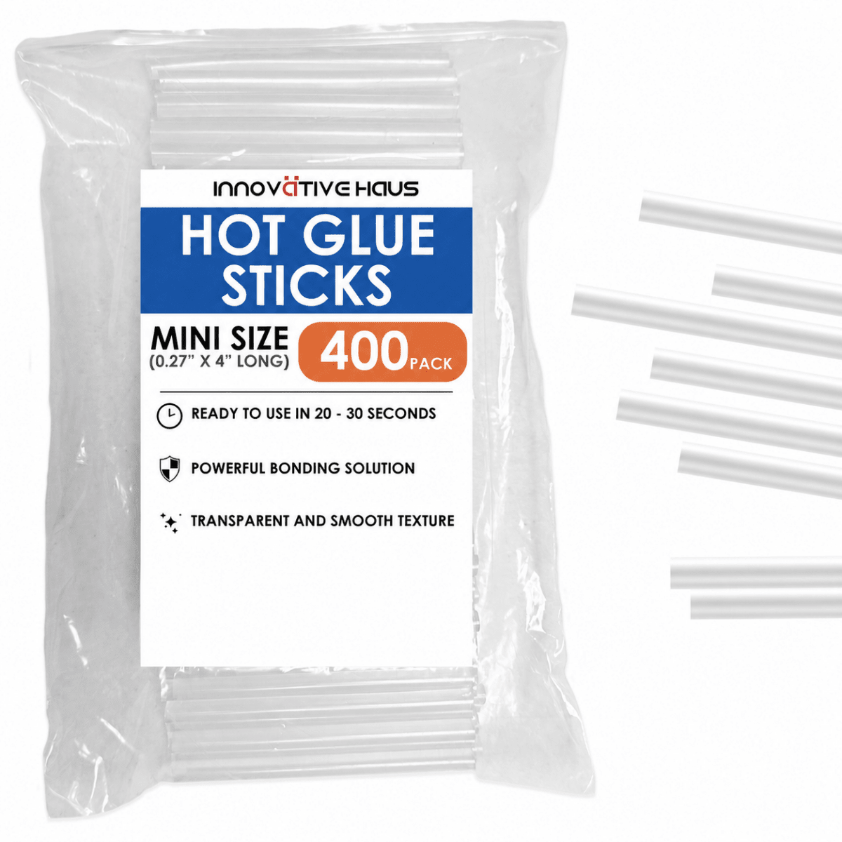 Mini Hot Glue Sticks for Hot Glue Gun - 4" x 0.27" - Clear