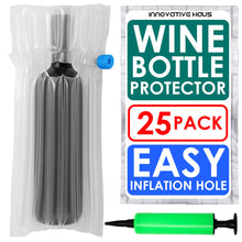 Load image into Gallery viewer, Wine Bottle Protectors for Travel with Handheld Air Pump - Innovative Haus

