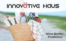 Load image into Gallery viewer, wine travel protector, bottle bubble wrap, bubble wrap for bottles, wine bottle mailer, wine sleeves for airplane travel
