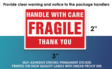 Load image into Gallery viewer, fragile stickers for luggage, fragile tape for moving boxes, fragile labels for moving boxes, fragile labels for shipping
