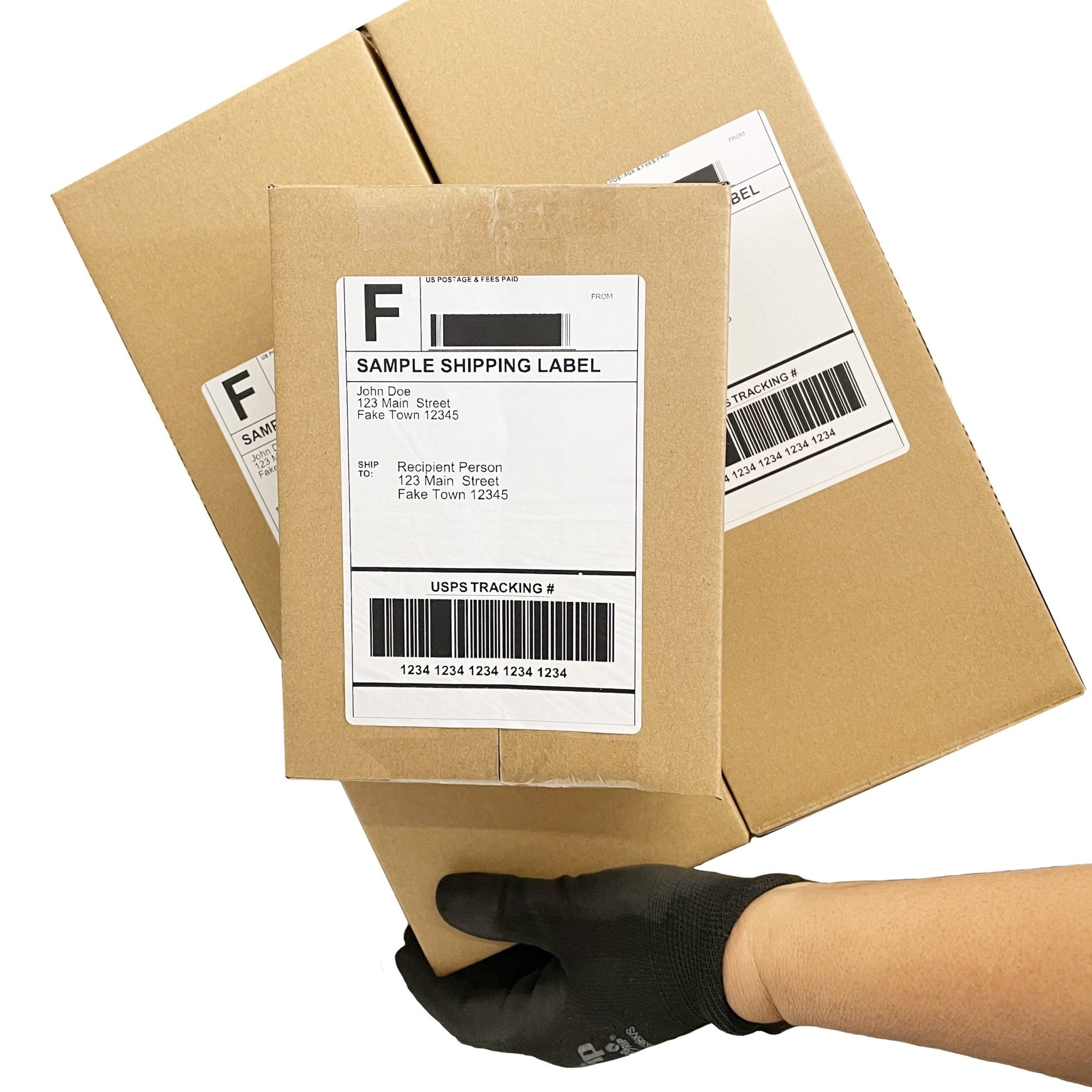 Direct Thermal Shipping Labels with Perforation - 4" x 6" - 500 Pack