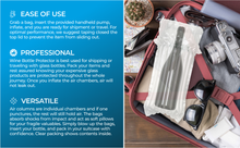 Load image into Gallery viewer, liquor travel bag, wine bottle sleeve, wine travel, wine bottle travel bag, packaging air bags, bolsas para botellas
