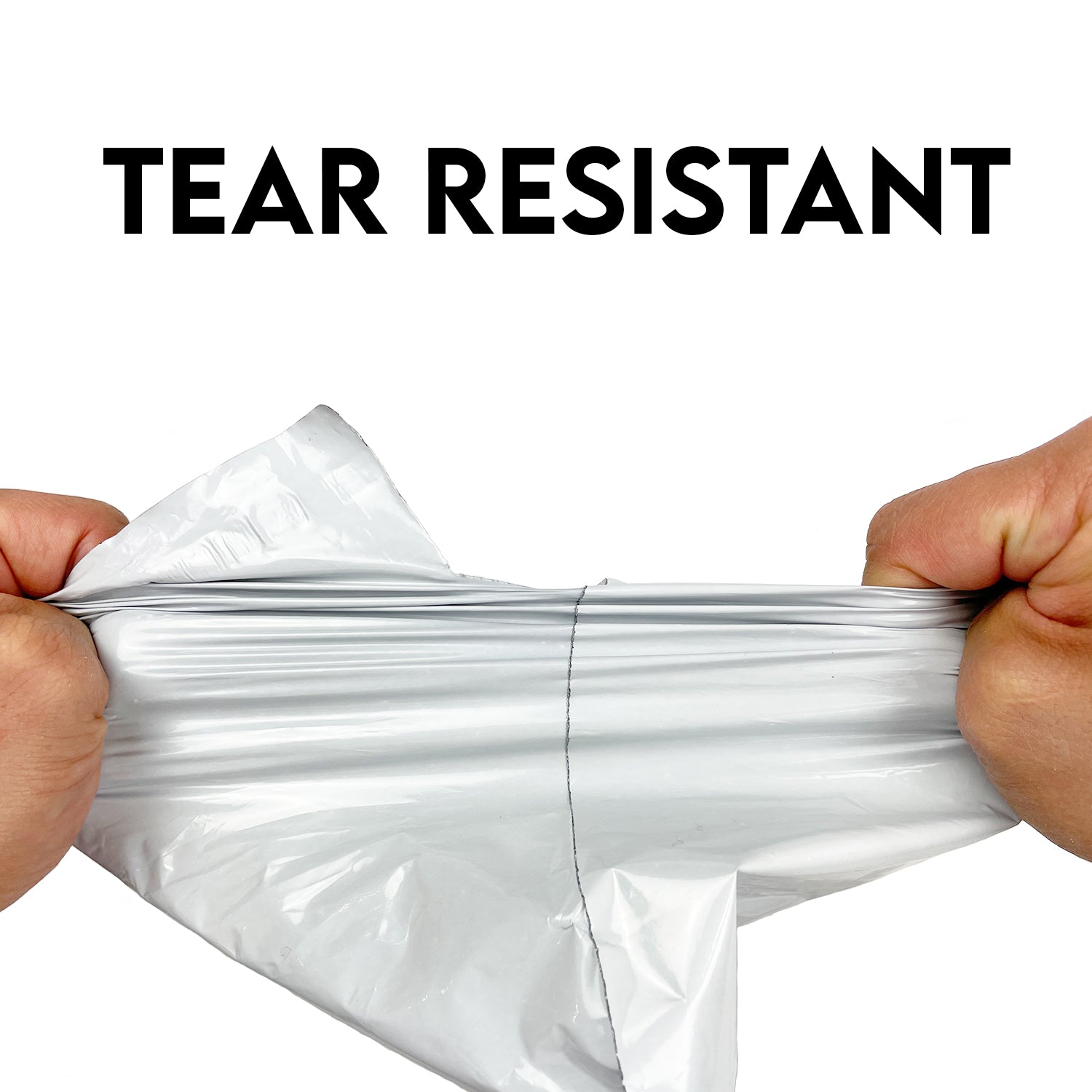 9.5" x 12" White Poly Mailers with Self-Seal - Water-Resistant and Tear-Proof - Secure Shipping Envelopes - Pack of 100