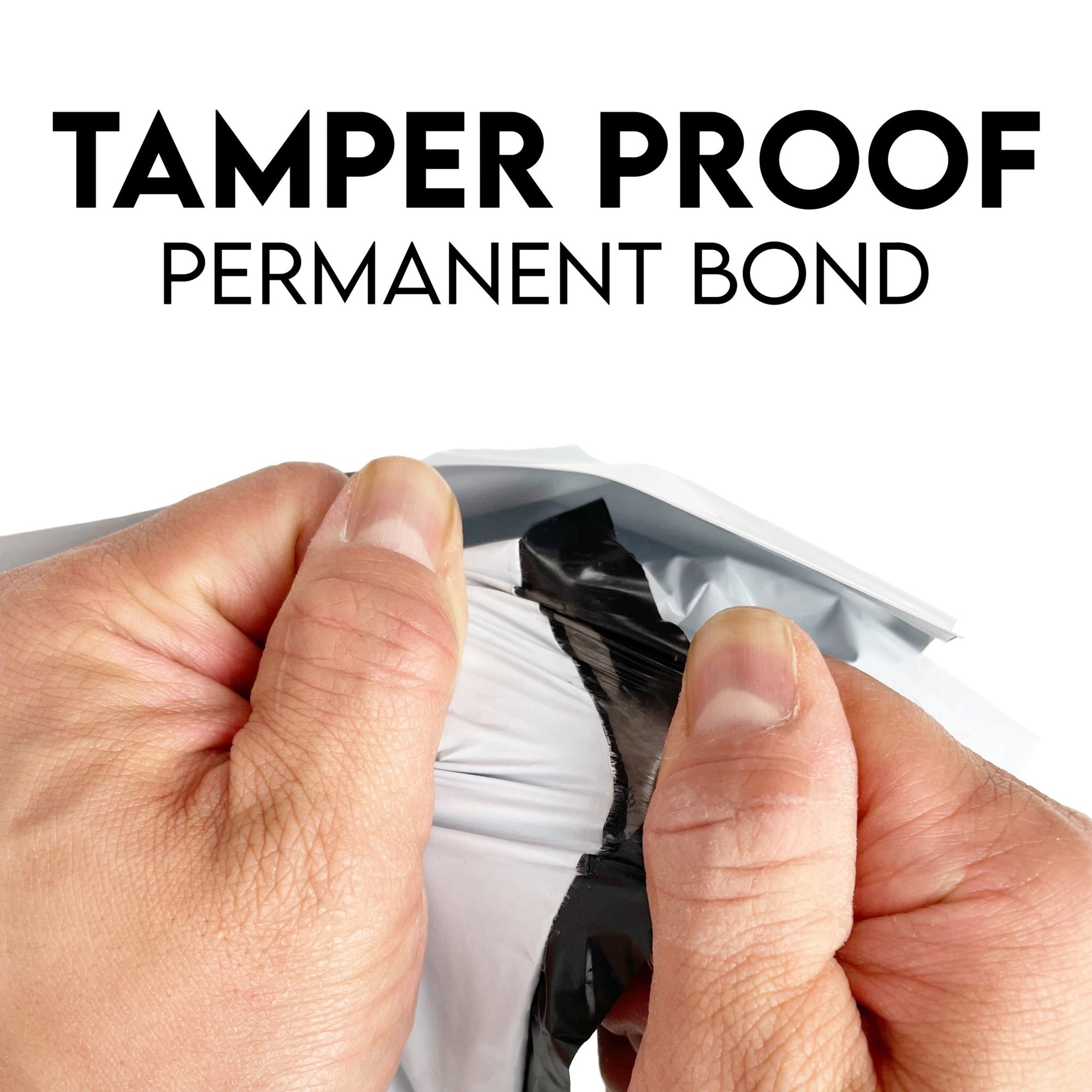 9.5" x 12" White Poly Mailers with Self-Seal - Water-Resistant and Tear-Proof - Secure Shipping Envelopes - Pack of 100