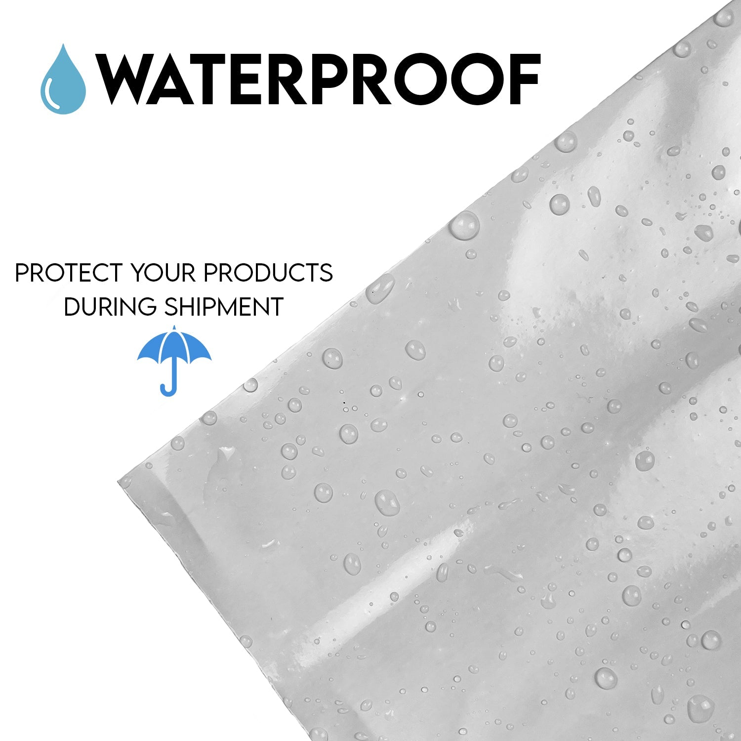 9.5" x 12" White Poly Mailers with Self-Seal - Water-Resistant and Tear-Proof - Secure Shipping Envelopes - Pack of 100
