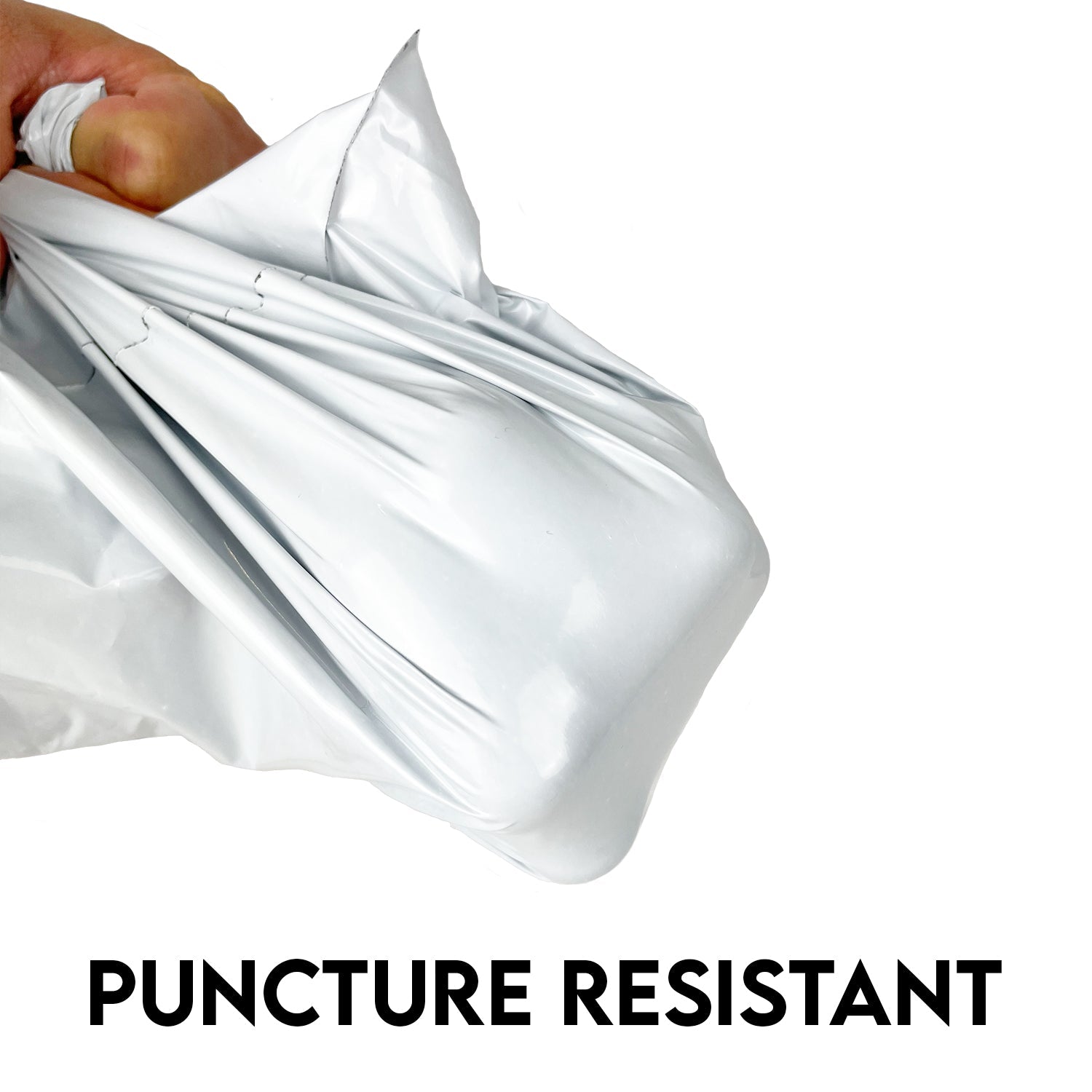 9.5" x 12" White Poly Mailers with Self-Seal - Water-Resistant and Tear-Proof - Secure Shipping Envelopes - Pack of 100