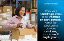 Load image into Gallery viewer, Air pillows, air bags for packing, air pillows for shipping, purse fillers to keep shape
