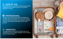 Load image into Gallery viewer, Air pillow, air pillows for shipping, air bags for packing, air pillows, purse fillers to keep shape
