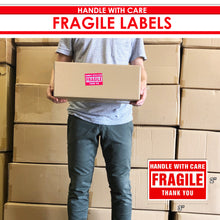 Load image into Gallery viewer, fragile tape, handle with care, heavy stickers, fragil, heavy stickers for moving, fragile, perishable stickers
