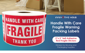 shipping supplies for fragile items, stickers for moving, fragile stickers, handle with care stickers, fragile sticker