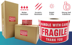 fragile stickers for moving, handle with care stickers for shipping, fragile shipping stickers, fragile glass stickers for shipping