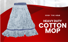 Load image into Gallery viewer, Blue Mop Heads - Heavy Duty Commercial Grade - Synthetic Cotton Blend Looped End - Innovative Haus
