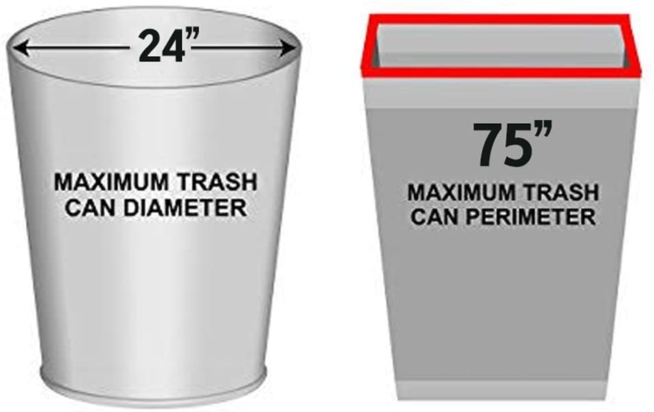 Multipurpose Clear Wastebasket Liners - 10 Gallon - 100 Pack