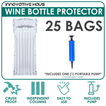 Load image into Gallery viewer, Wine Bottle Protectors for Travel with Handheld Air Pump - Innovative Haus
