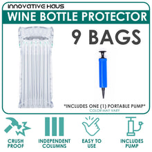 Load image into Gallery viewer, Wine Bottle Protectors for Travel with Handheld Air Pump - Innovative Haus
