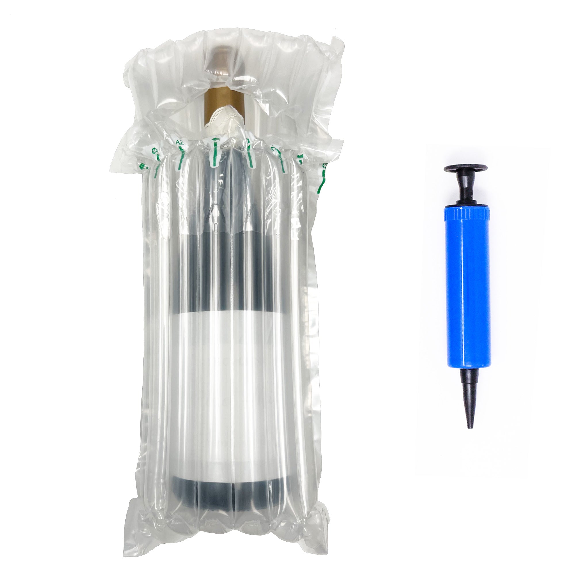 Inflatable Wine Bottle Protectors - 9" x 16" - Clear